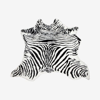 Faux Hide Rug - Denton Zebra