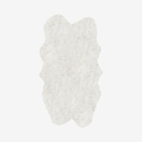 Gordon Quattro Faux Sheepskin Rug - Off White