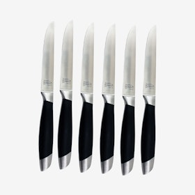 Geminis Steak Knives - Stainless Steel - Set of 6