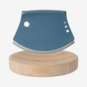 Leo Herb Cutter Set - Blue - Bamboo - Set of 2