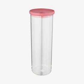 Leo Pasta Container - Pink - Glass
