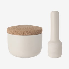 Leo Covered Mortar and Pestle - Set of 3