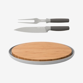 Leo Carving and Cutting Board Set - Set of 3