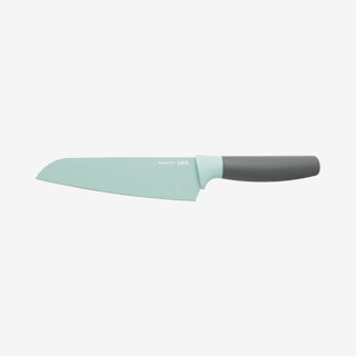 Leo Santoku Knife - Mint - Stainless Steel