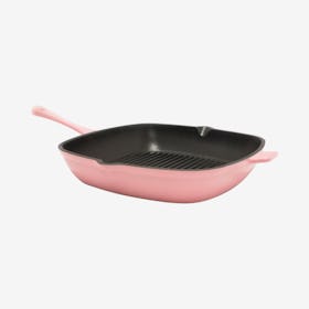 Neo Square Grill Pan - Pink - Cast Iron