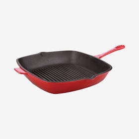 Neo Square Grill Pan - Red - Cast Iron