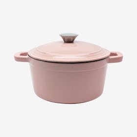 Neo Covered Round Dutch Oven - Pink - Cast Iron