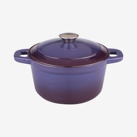 Neo Covered Round Dutch Oven - Purple - Cast Iron