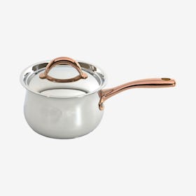 Ouro Covered Saucepan - Stainless Steel