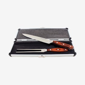 Pakka Carving Set with Case - Stainless Steel - Set of 3