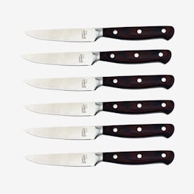 Pakka Steak Knives - Stainless Steel - Set of 6