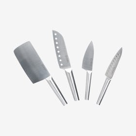 Straight Santoku Knife Set - Set of 4