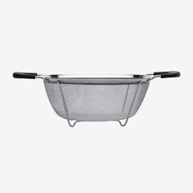 Essentials Round Mesh Colander - Stainless Steel