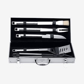 Essentials Cubo BBQ Set with Case - Stainless Steel - Set of 6