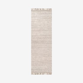 Hand Woven Eileen Runner Rug - Beige