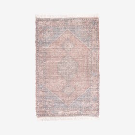 Cathleen Vintage Oriental Area Rug - Multicoloured