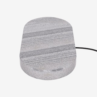 Dual Wireless Charging Stone - Sandstone