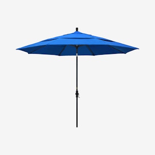 Tahoe Series Patio Umbrella - Black / Royal Blue