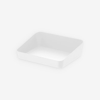 Tower Sloped Side Amenity Tray - White