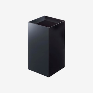 Tower Square Trash Can - Black