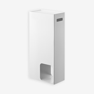 Tower Standing Toilet Paper Stocker - White