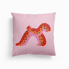 Rainbow Cats Canvas Cushion