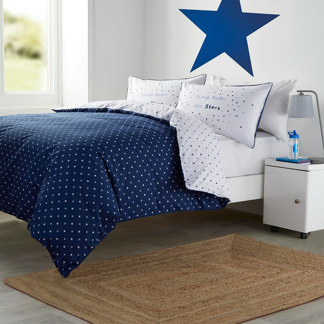 Mini Stars Duvet Set - Blue by Appletree Kids