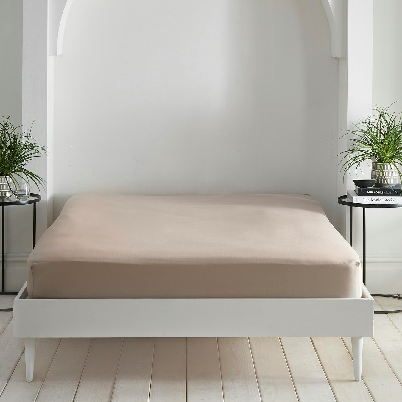 Cassia Fitted Bed Sheet - Linen by Appletree Loft