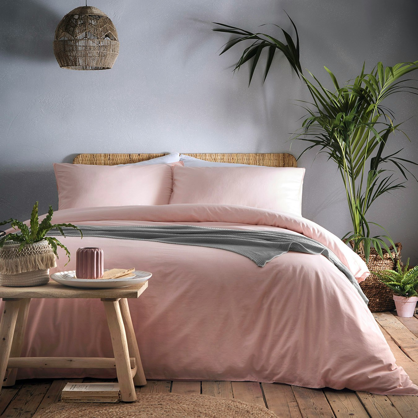 Cassia Duvet Cover Set - Coral by Appletree Loft