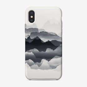 Faded Mountains Phone Case