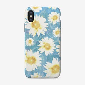 Brushed Daisy Petals Phone Case