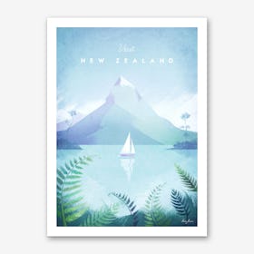 Visit New Zealand Art Print