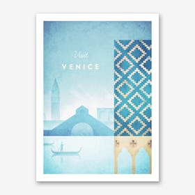 Visit Venice Art Print