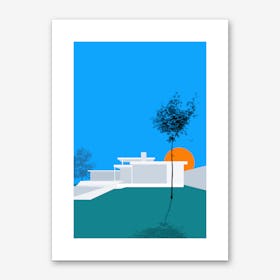 Minimal House 1 Art Print