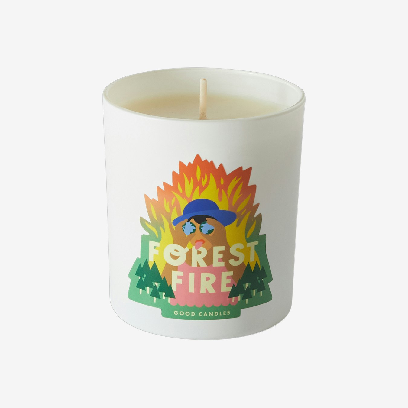 Forest Fire Candle - White by Good Candles