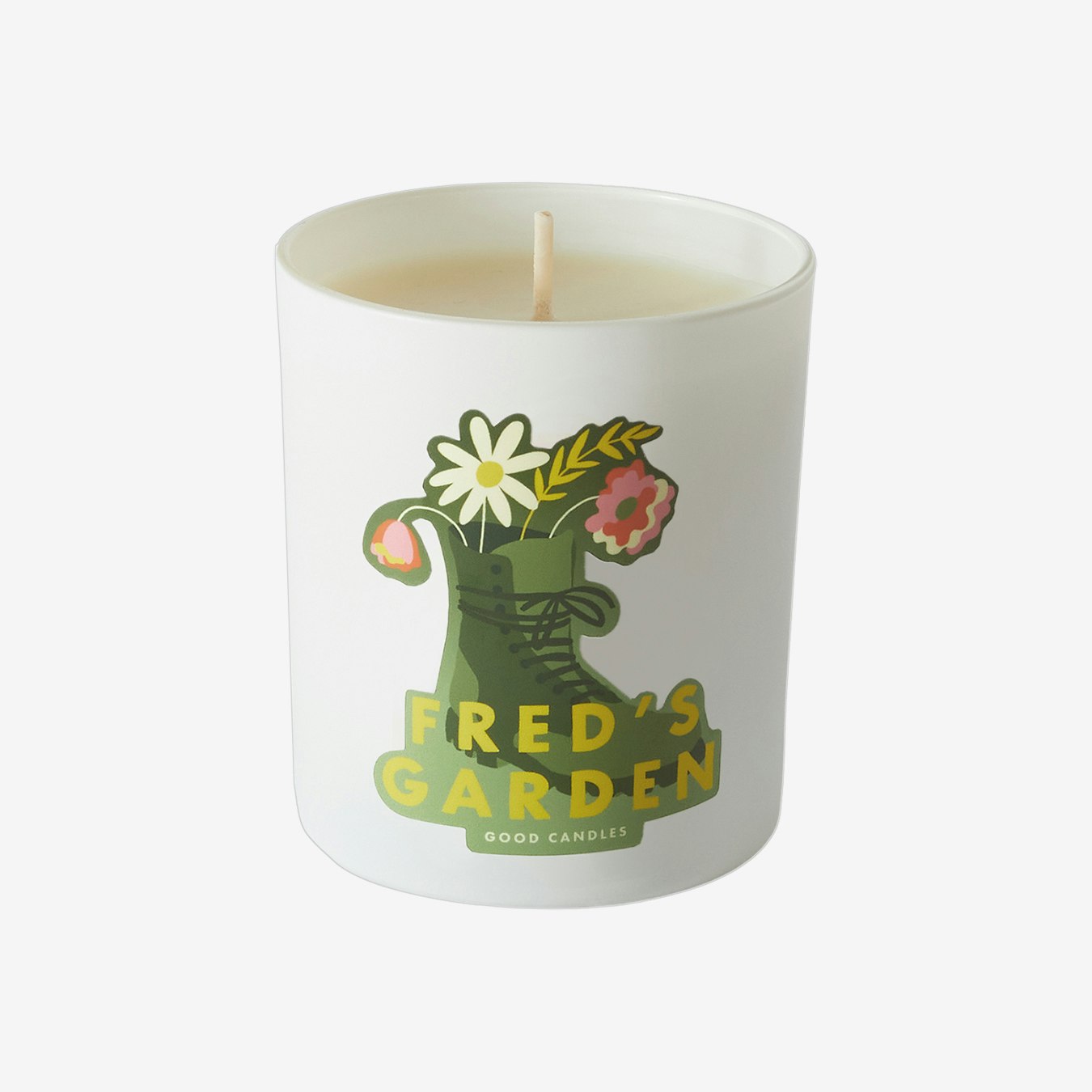 Fred's Garden Candle - White by Good Candles