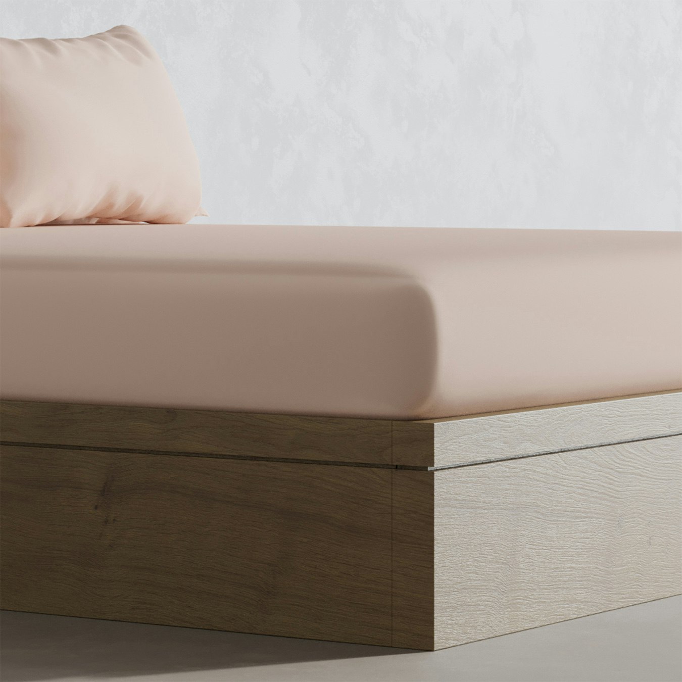 Fitted Sheet - Vintage Pink - 100% Bamboo by Panda London