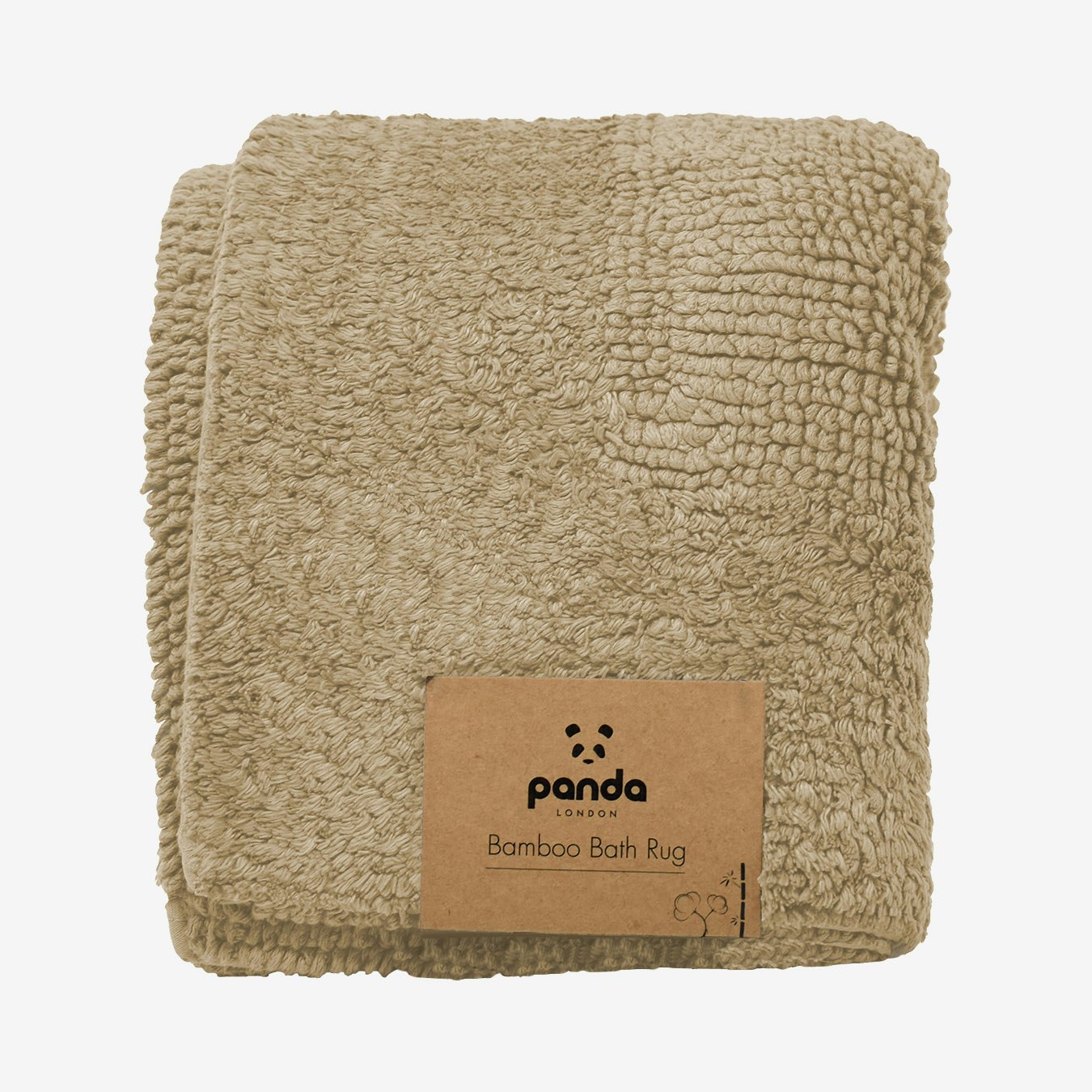 Bath Rug - Sand - Bamboo by Panda London