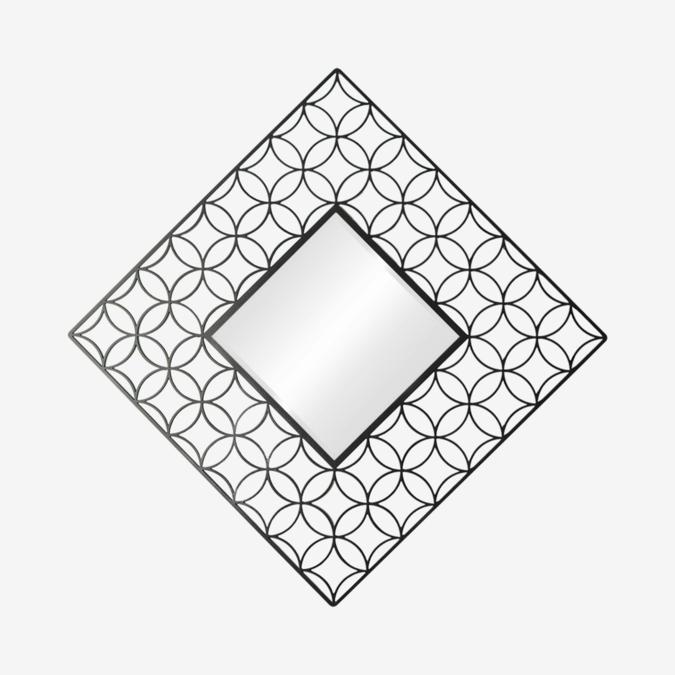 Holo Bevelled Edge Mirror - Black