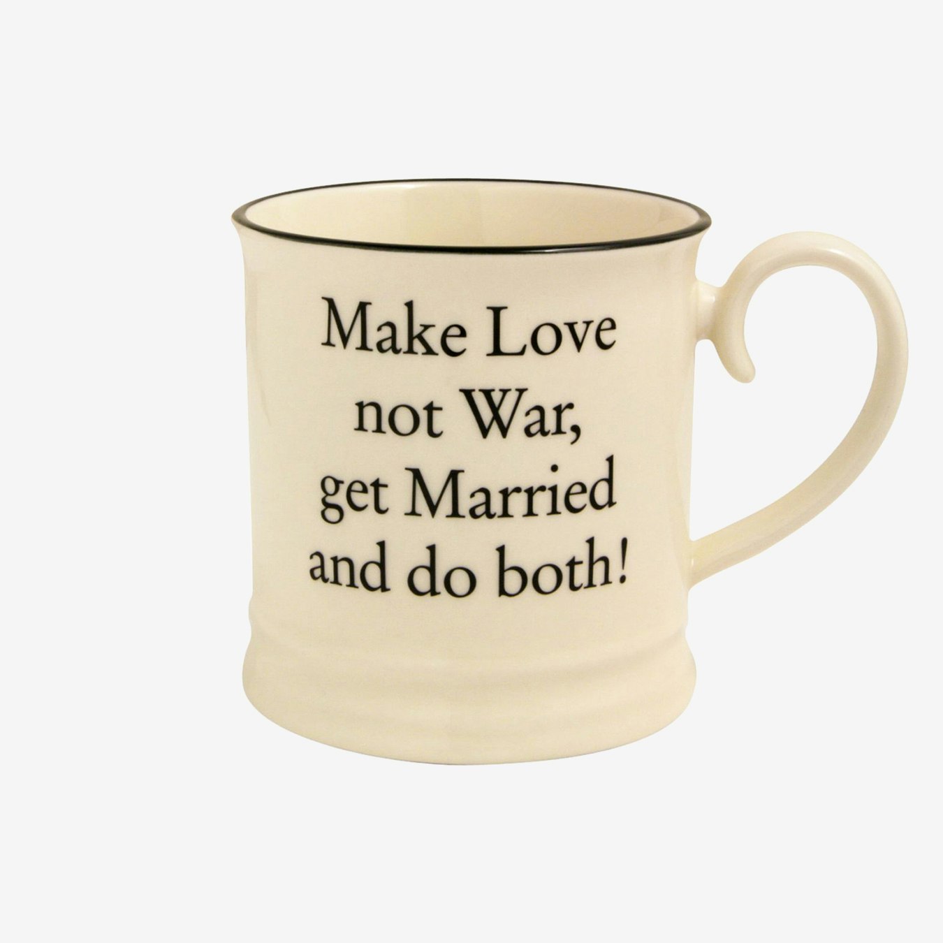 Make Love Not War Tankard Mug by Fairmont & Main