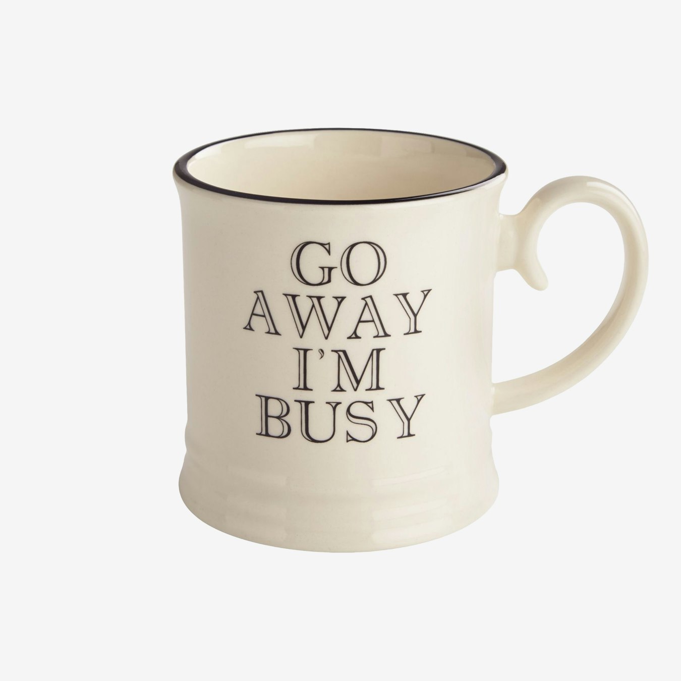 Go Away I'm Busy Tankard Mug by Fairmont & Main