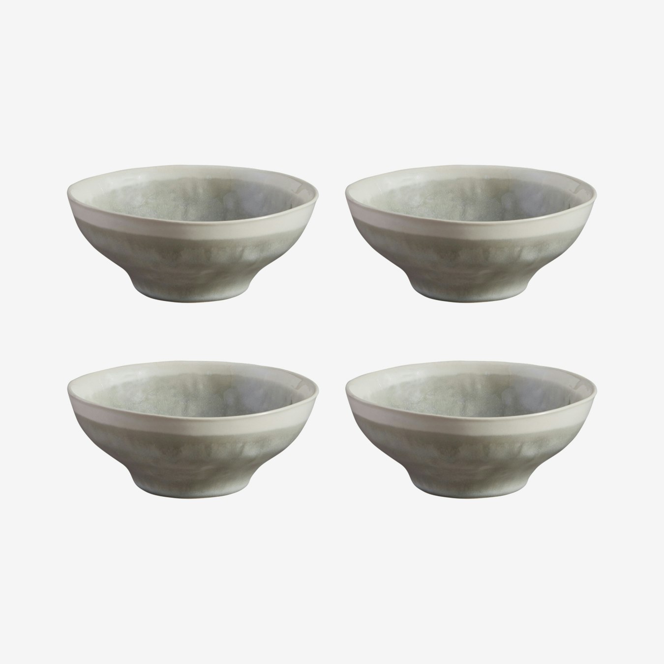 Sea Foam Cereal Bowls - Set of 4 by Fairmont & Main