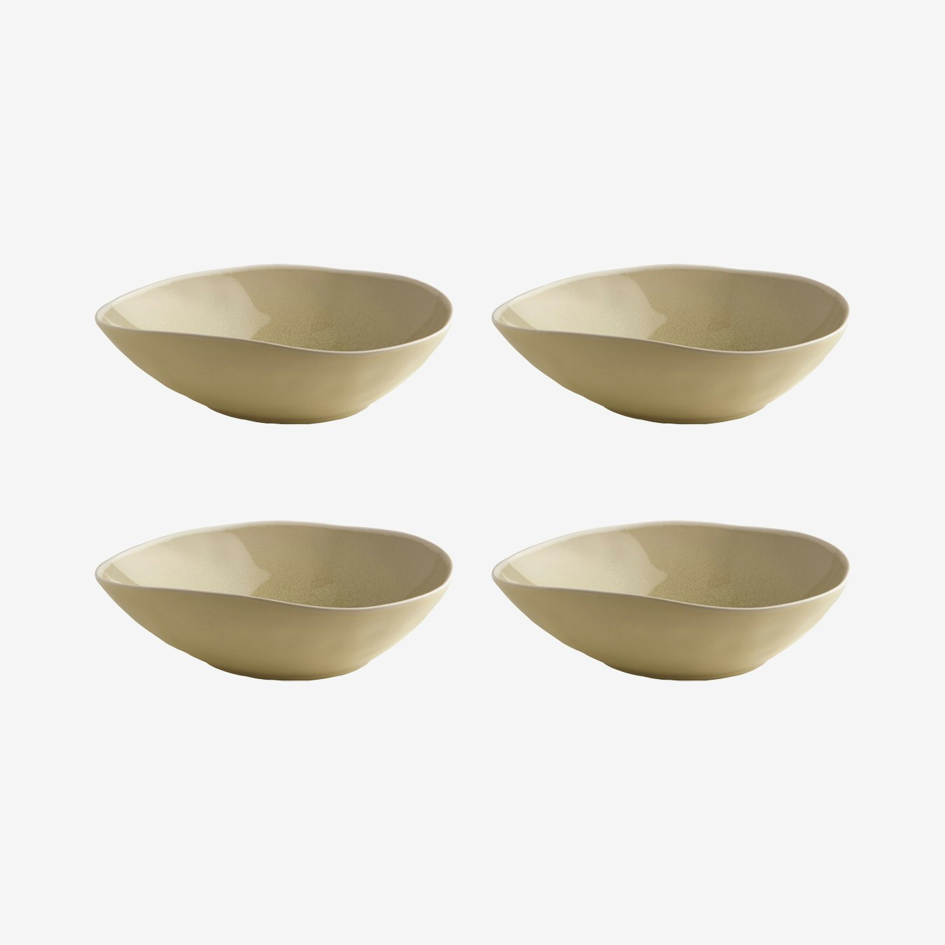 Vie Naturelle Bowls - Cream - Set of 4 by Fairmont & Main