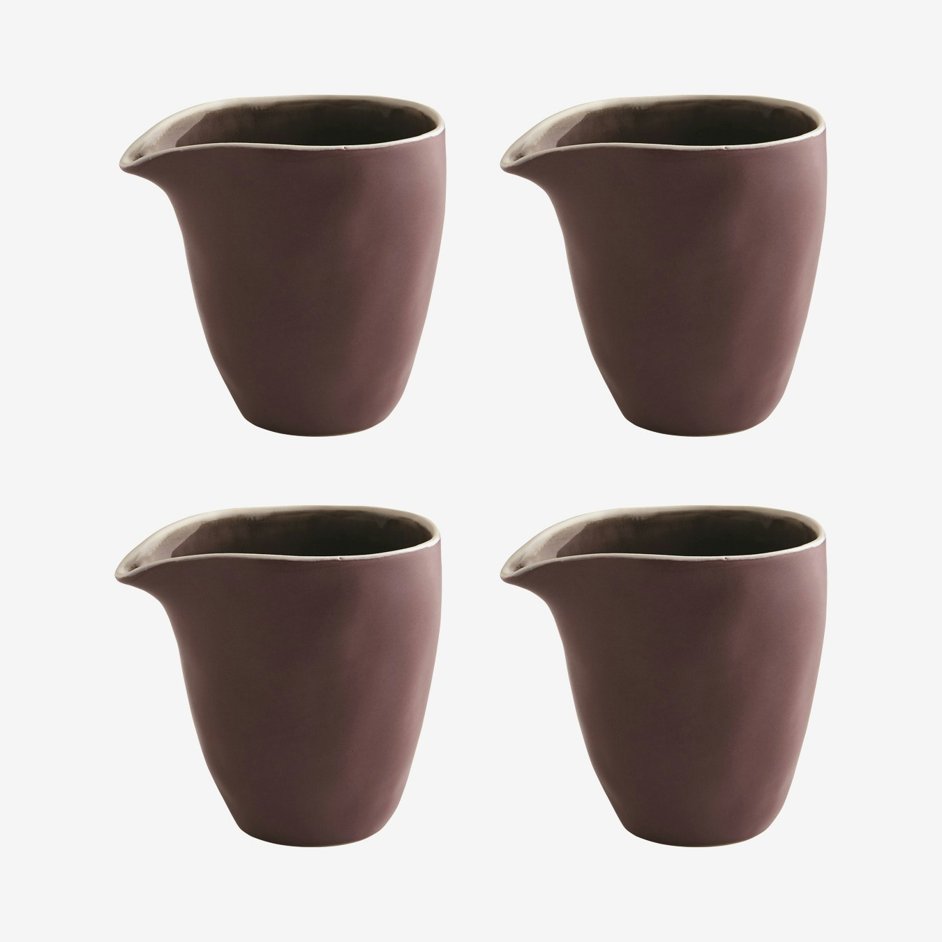 Vie Naturelle Jugs - Aubergine - Set of 4 by Fairmont & Main
