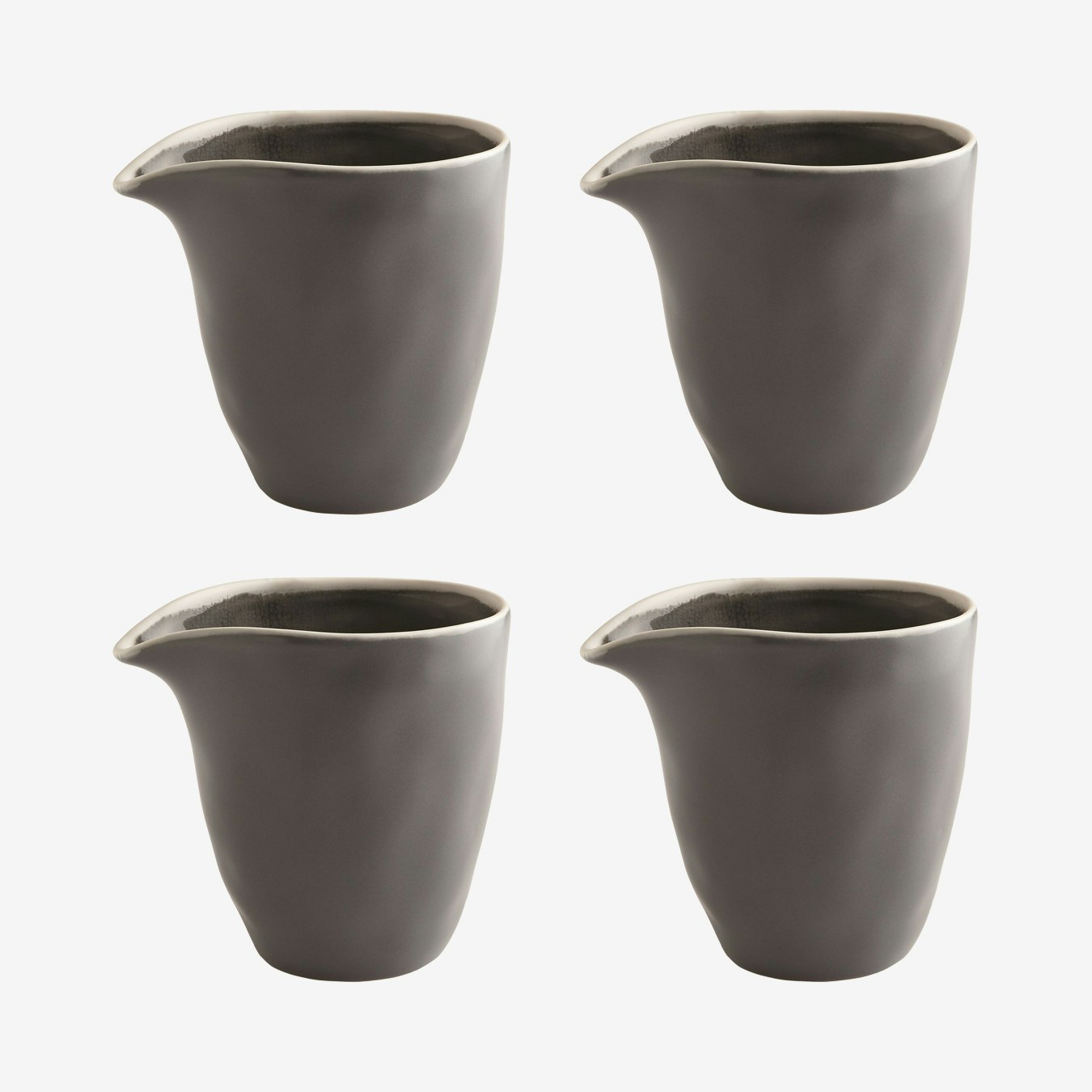 Vie Naturelle Jugs - Grey - Set of 4 by Fairmont & Main