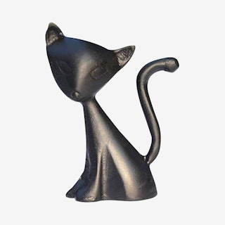 Cat Ring Holder - Silver
