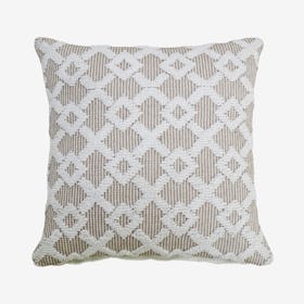 Geometric Accent Throw Pillow