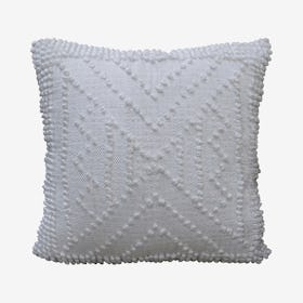 Decorative Outdoor Pillow - White