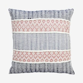 Decorative Throw Pillow - Blue / Pink