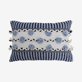 Striped Throw Pillow - Blue